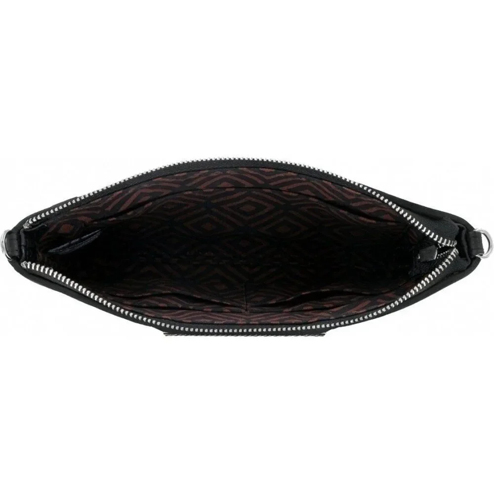 Brighton Neema Pouch Black/Acorn - New